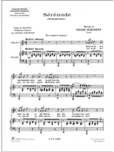 Sérénade Voix Haute. - SCHUBERT - Partition - Mélodies
